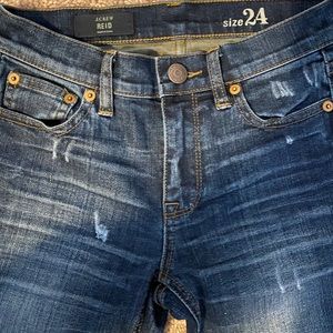Jcrew Reid distressed jeans size 24